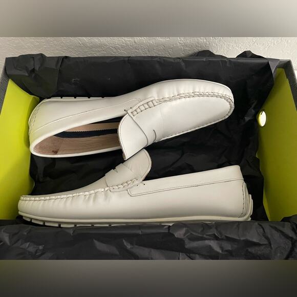 Bacco Bucci Capi Moccasin Loafer White - Men Size 8D main image 10